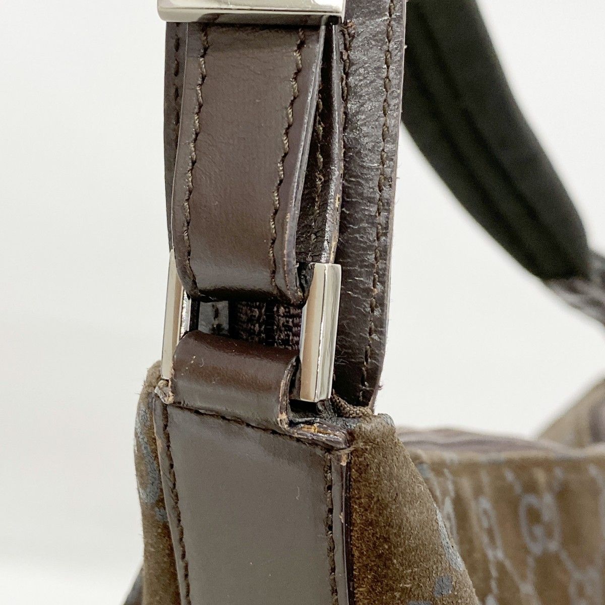 A6645□イタリア製□GUCCI グッチ□スエード ホースビットローファー 