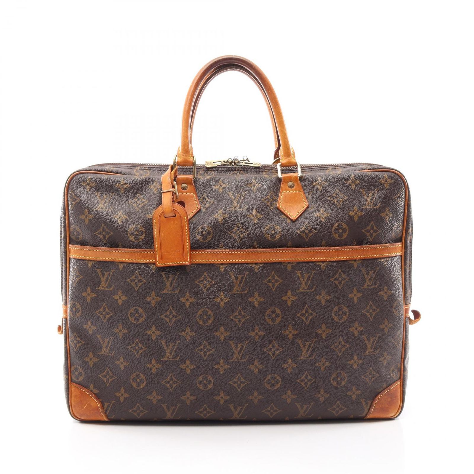 ルイ・ヴィトン LOUIS VUITTON ビジネスバッグ ポルトドキュマン ヴォワヤージュ 2コンパートメント モノグラム M53362 PVCコーティングキャンバス レザー ポルト ドキュマン・ヴォワヤージュ 2コンパートメント