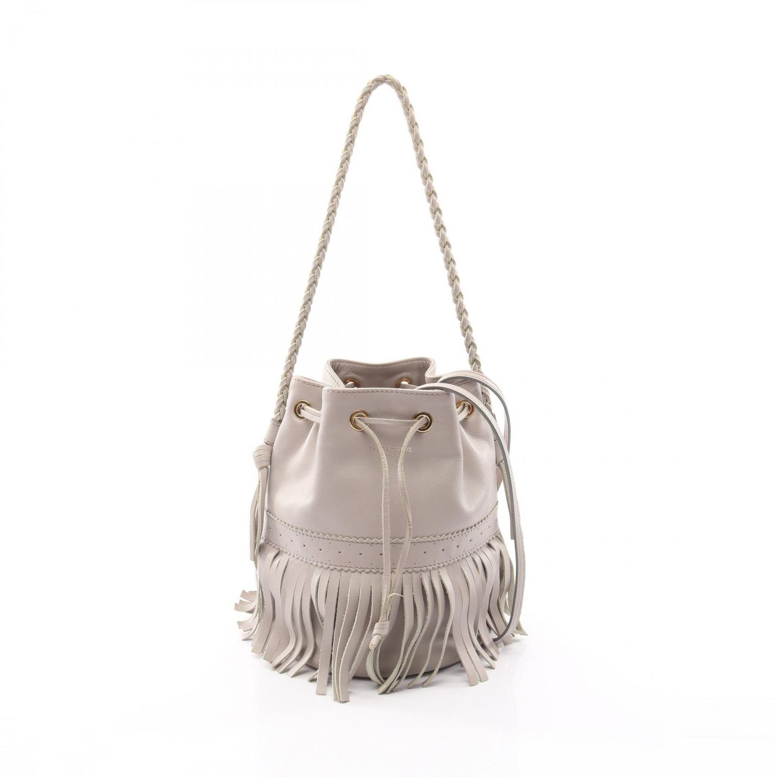 ジェイアンドエムデヴィッドソン J&M Davidson ショルダーバッグ MEDIUM FRINGE CARNIVAL フリンジカーニバル 2WAY ライトグレー レザー カーニバル 2wayショルダーバッグ