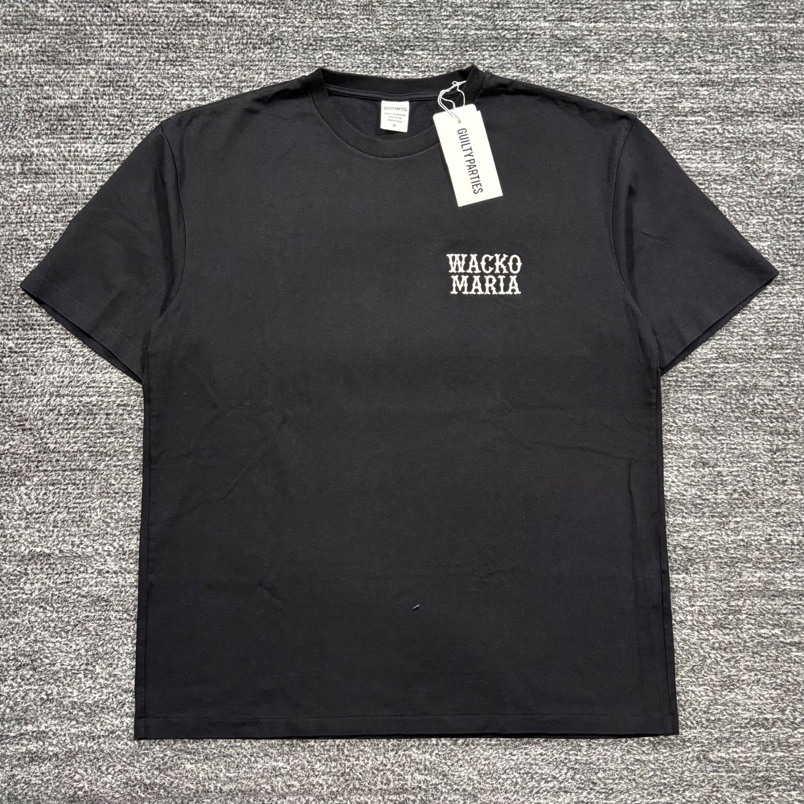 未使用品 WACKOMARIA WASHED HEAVY WEIGHT T-SHIRT (TYPE-2) M ワコマリア ヘビーウェイトTシャツ ブラック 9,120円