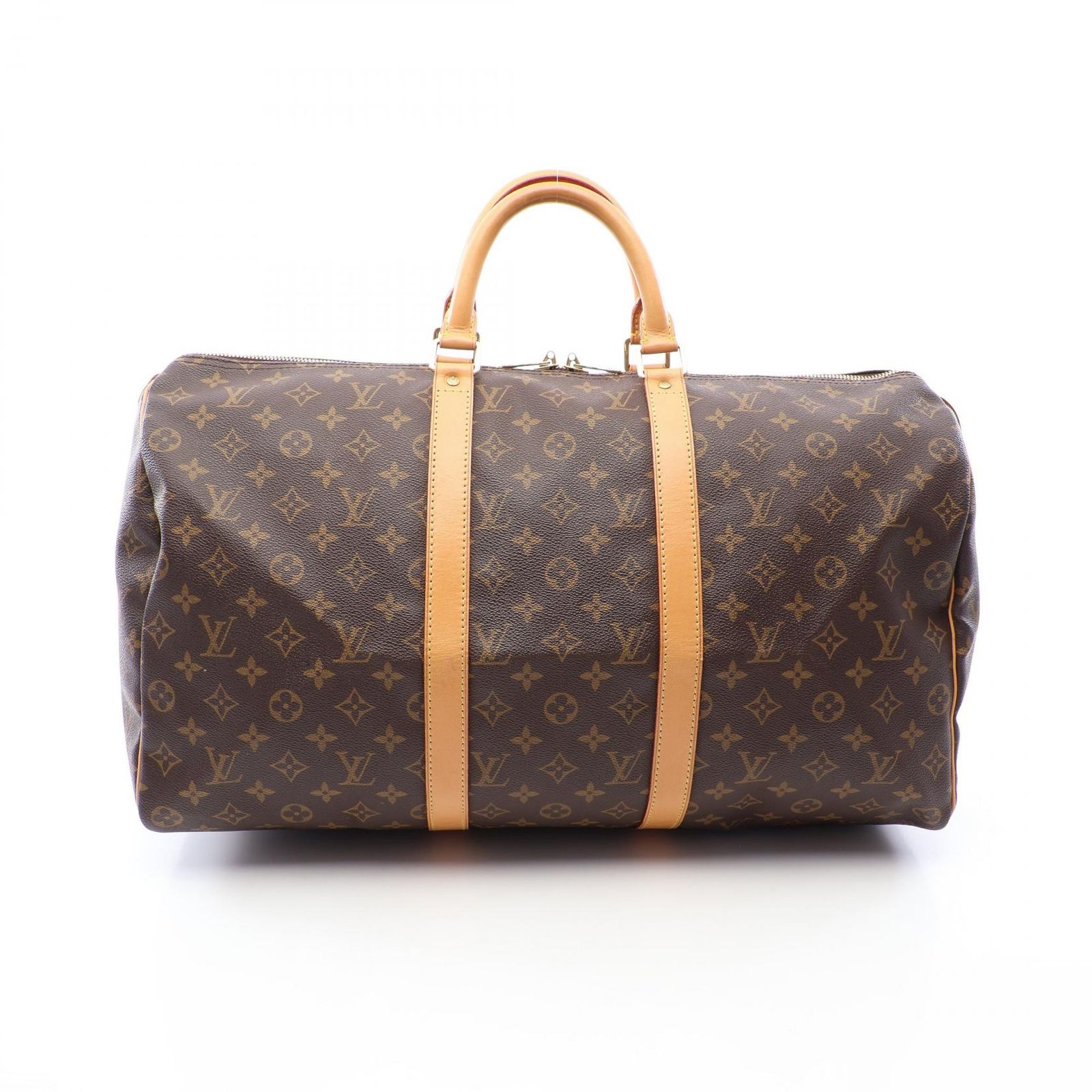 ルイ・ヴィトン LOUIS VUITTON ボストンバッグ キーポル50 モノグラム M41426 PVCコーティングキャンバス レザー キーポル50 ユニセックス Used A