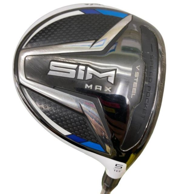 【中古】 テーラーメイド SIM MAX 5W フェアウェイウッド FW Speeder 661 EVOLUTION VI (フレックスS) メンズ 男性用 右利き 右用 Cランク ゴルフクラブ