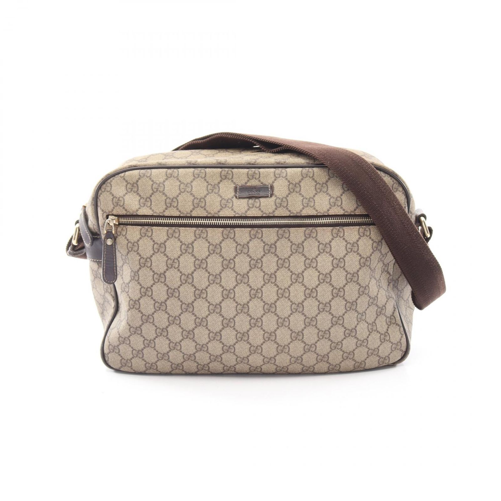 グッチ GUCCI ショルダーバッグ GGスプリーム 211107 ベージュ