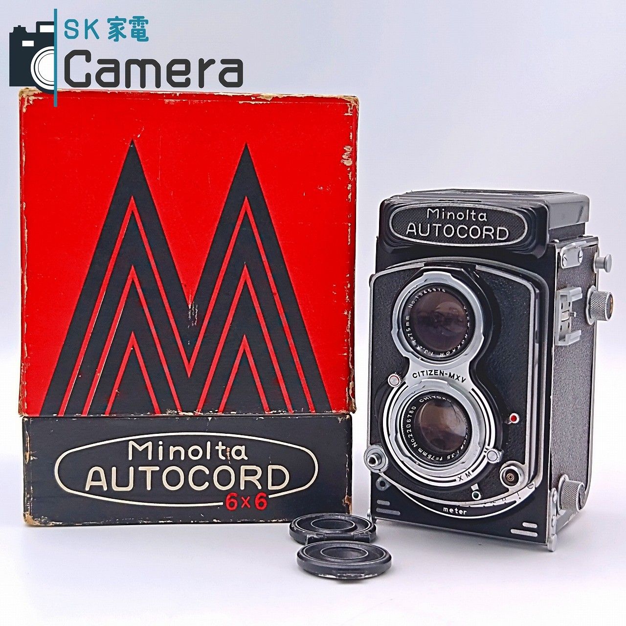 中古】 MINOLTA AUTOCORD ROKKOR 75mm F3.5 ミノルタ オートコード