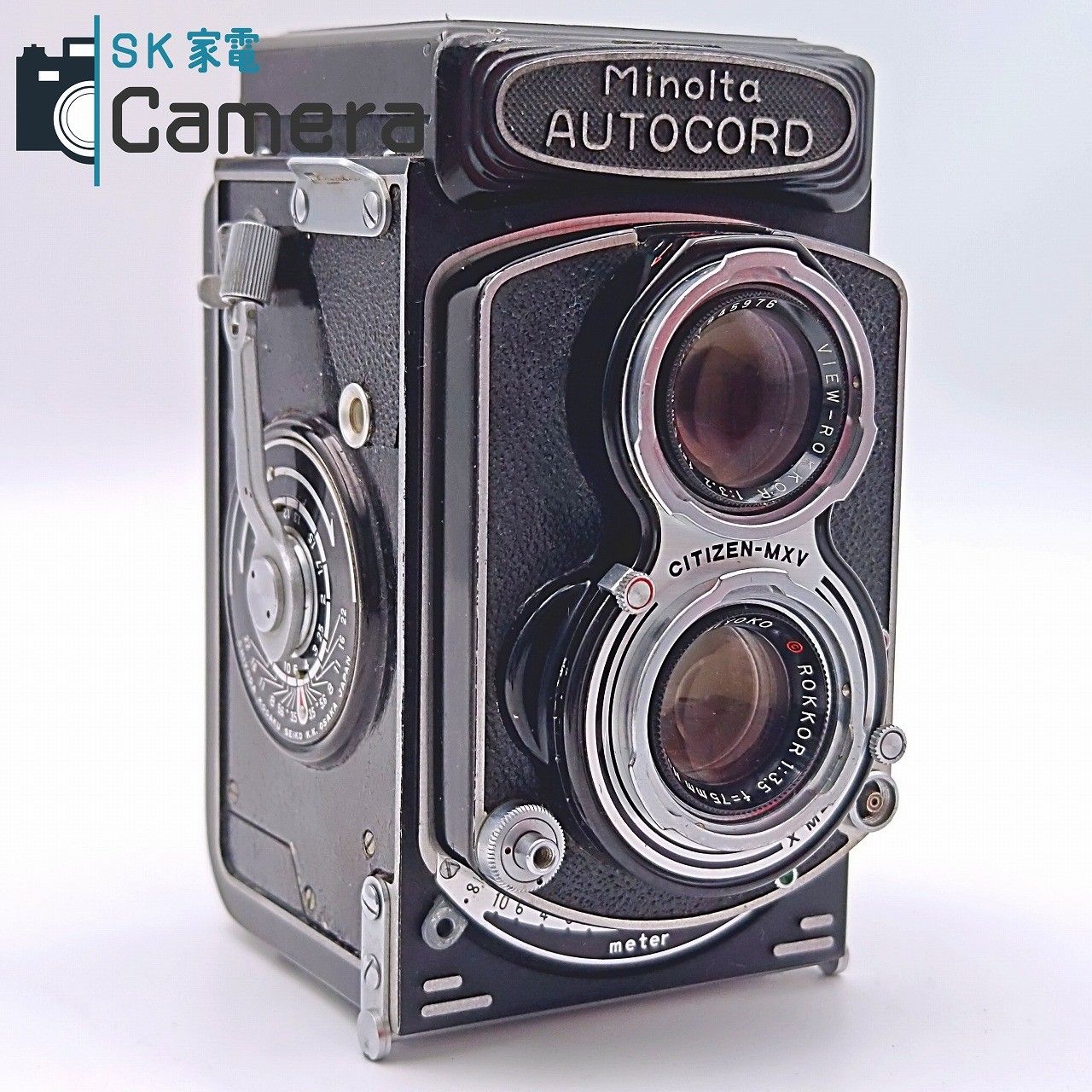 Minolta AUTOCORD 初期型 75mm F3.5 ジャンク品 中古】 MINOLTA AUTOCORD ROKKOR 75mm F3.5 ミノルタ オートコード