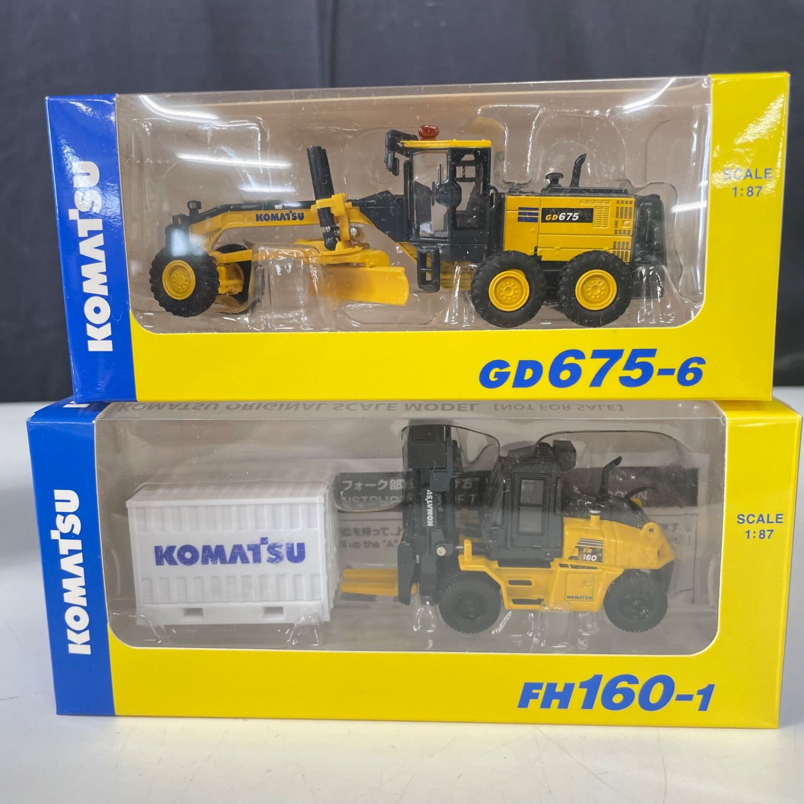 g*l様 n5157▽コマツ オリジナル ミニチュア 非売品 8台 ミニカー ○【値下げ交渉可能】非売品 KOMATSU コマツ オリジナルミニチュア8点