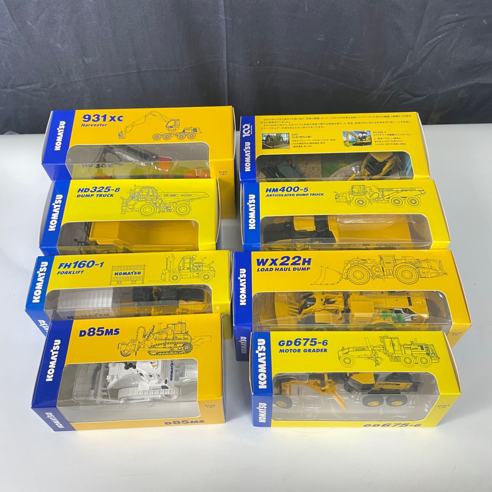○【値下げ交渉可能】非売品 KOMATSU コマツ オリジナルミニチュア8点