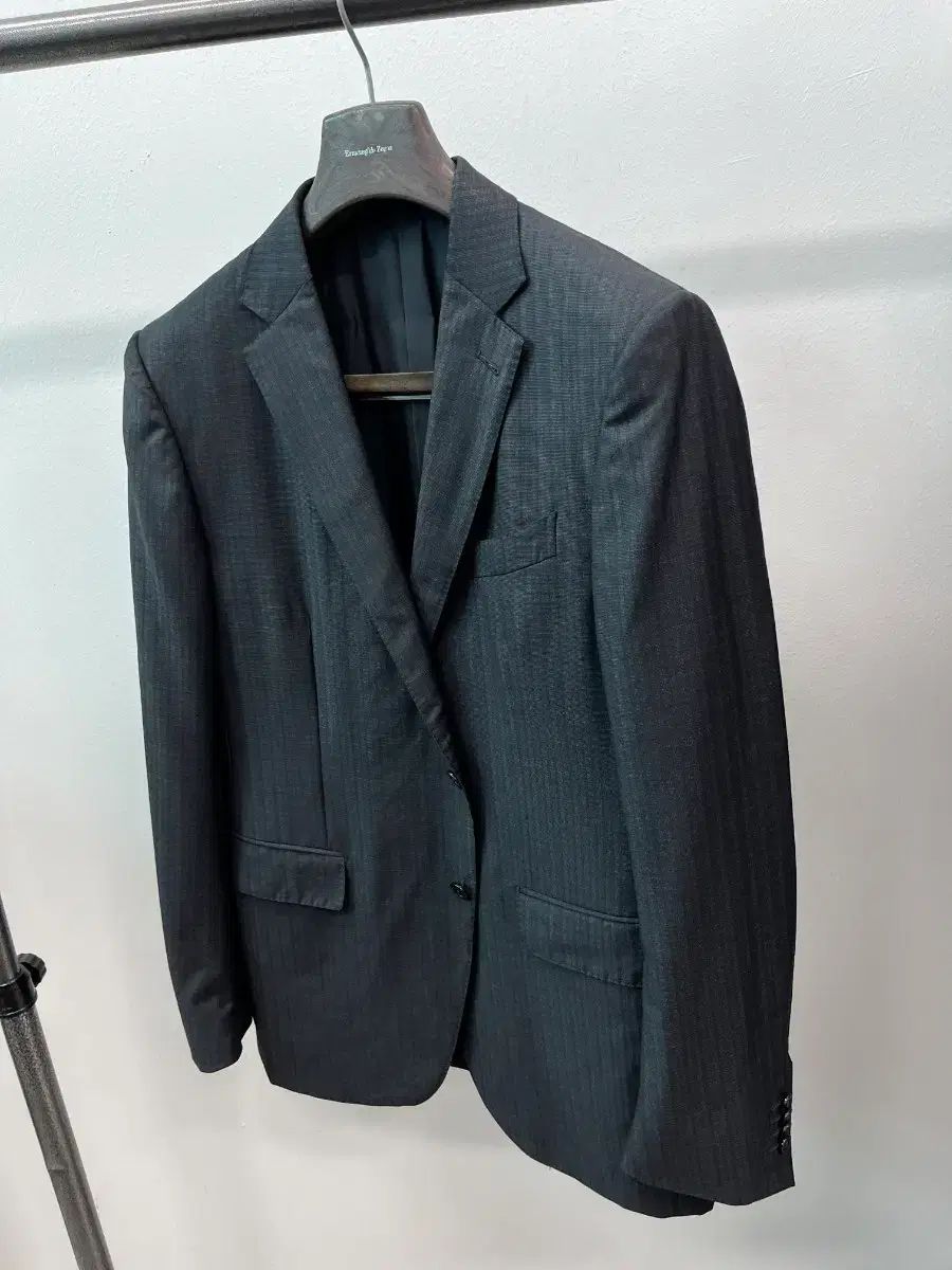 110) エルメネジルドゼニア Ermenegildo Zegna イタリア製 チェック柄 ジャケット