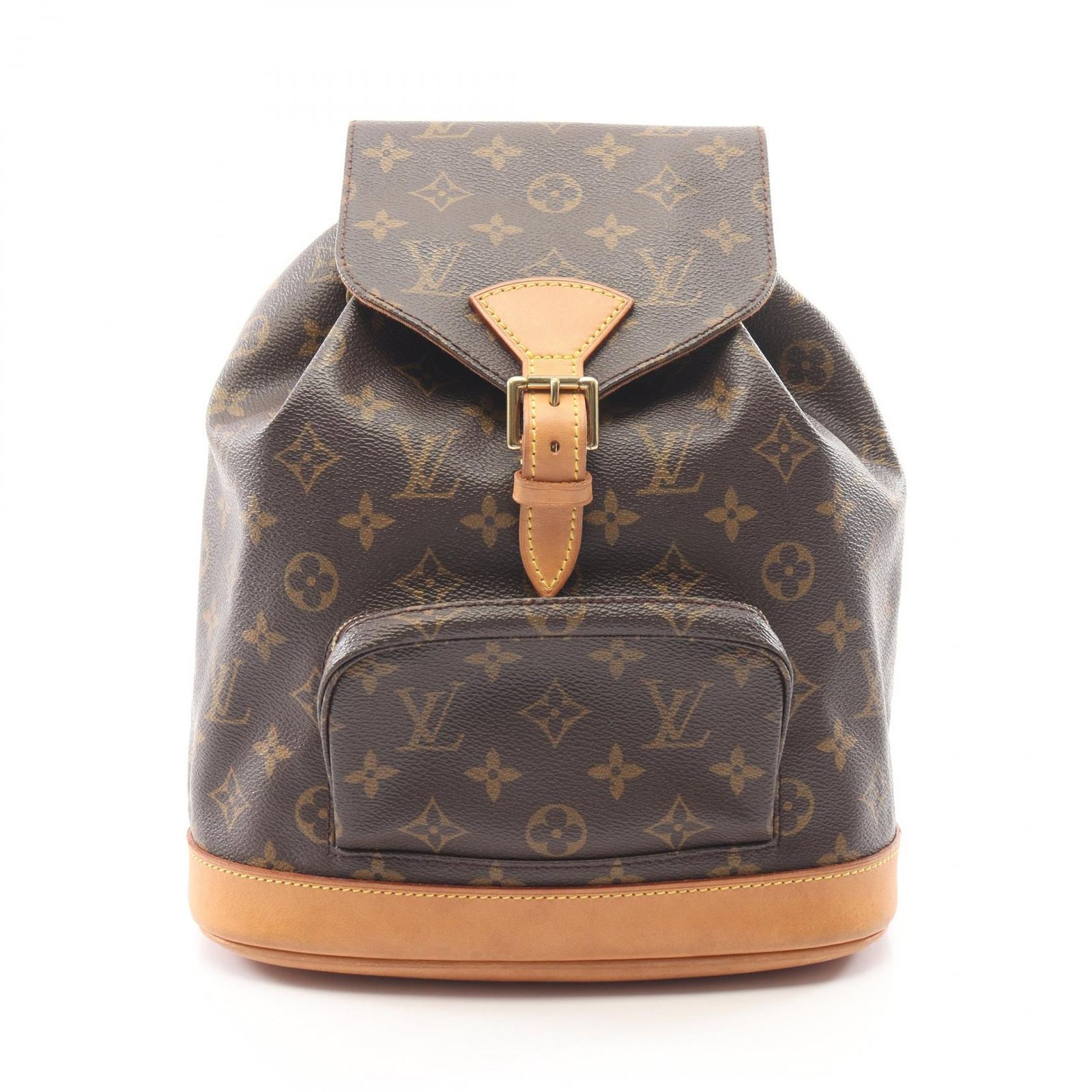ルイ・ヴィトン LOUIS VUITTON リュックサック バックパック モンスリMM M51136 PVCコーティングキャンバス レザー モンスリMM レディース Used B 81,290円