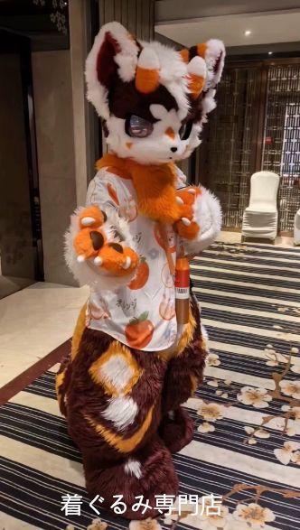狼　犬　猫　着ぐるみ 　ヘッド ケモノ ファースーツ ぬいぐるみ コスプレ コスチューム Kurumi 一点物 D398 199,000円