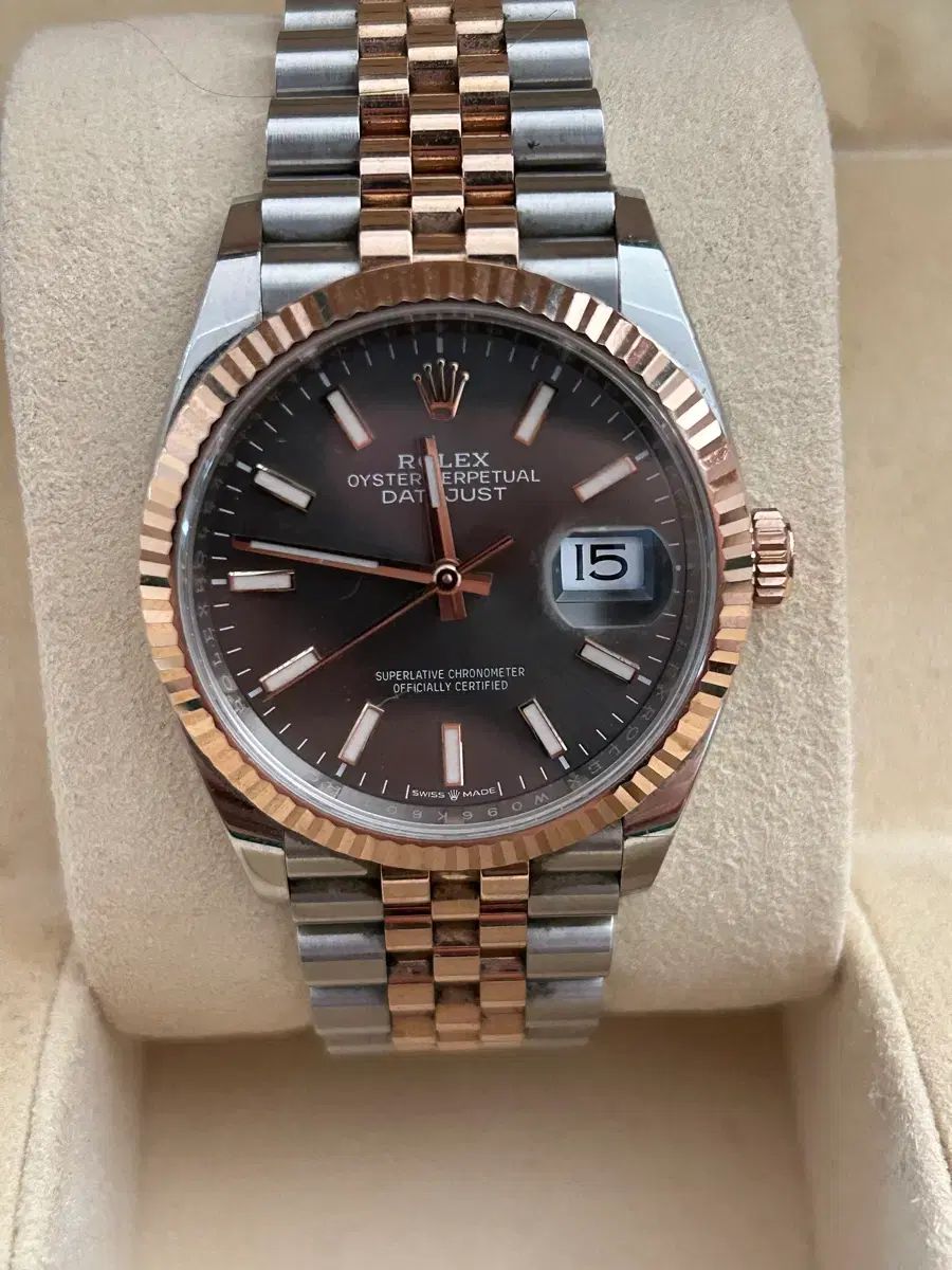 ROLEX デイジャスト 36 スレート/ダークロジウム ローズゴールド 1,214,185円