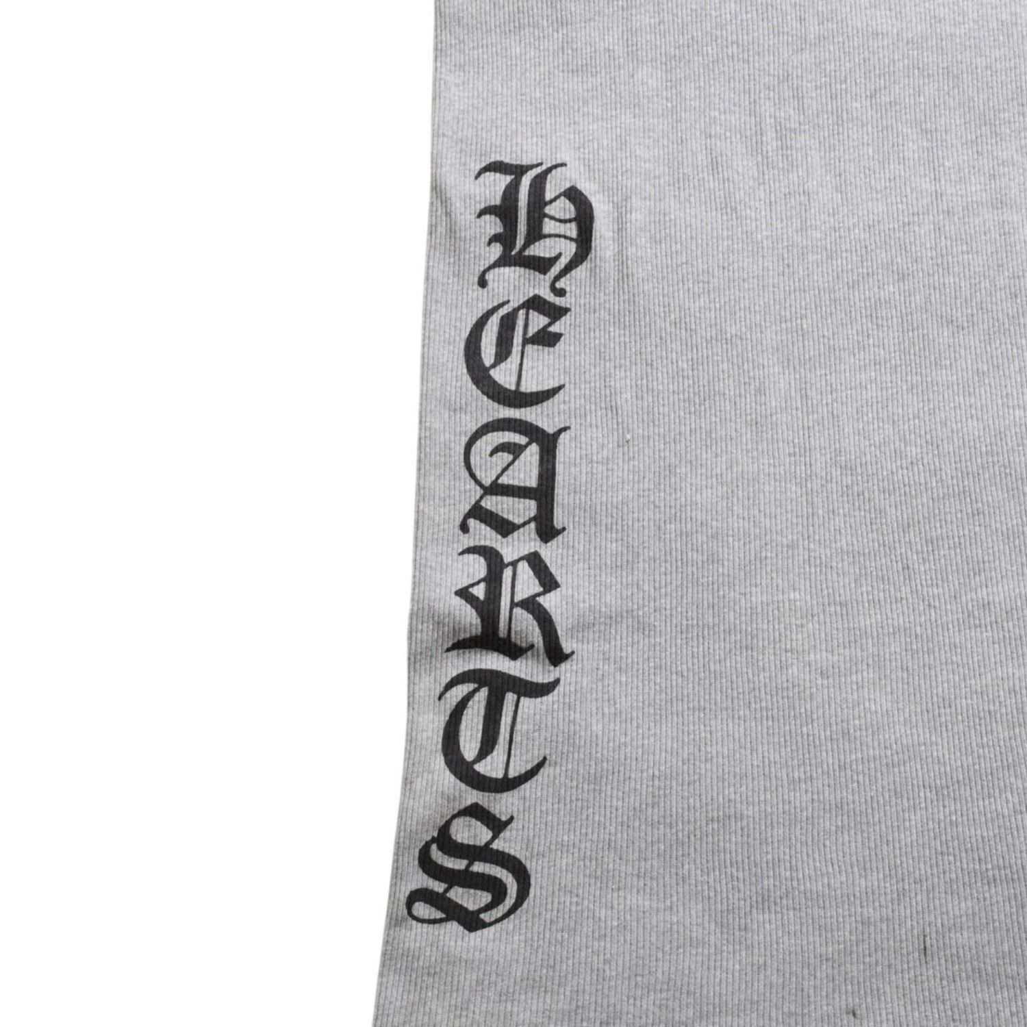 極美品 CHROME HEARTS クロムハーツ サイドロゴ リブタンクトップ