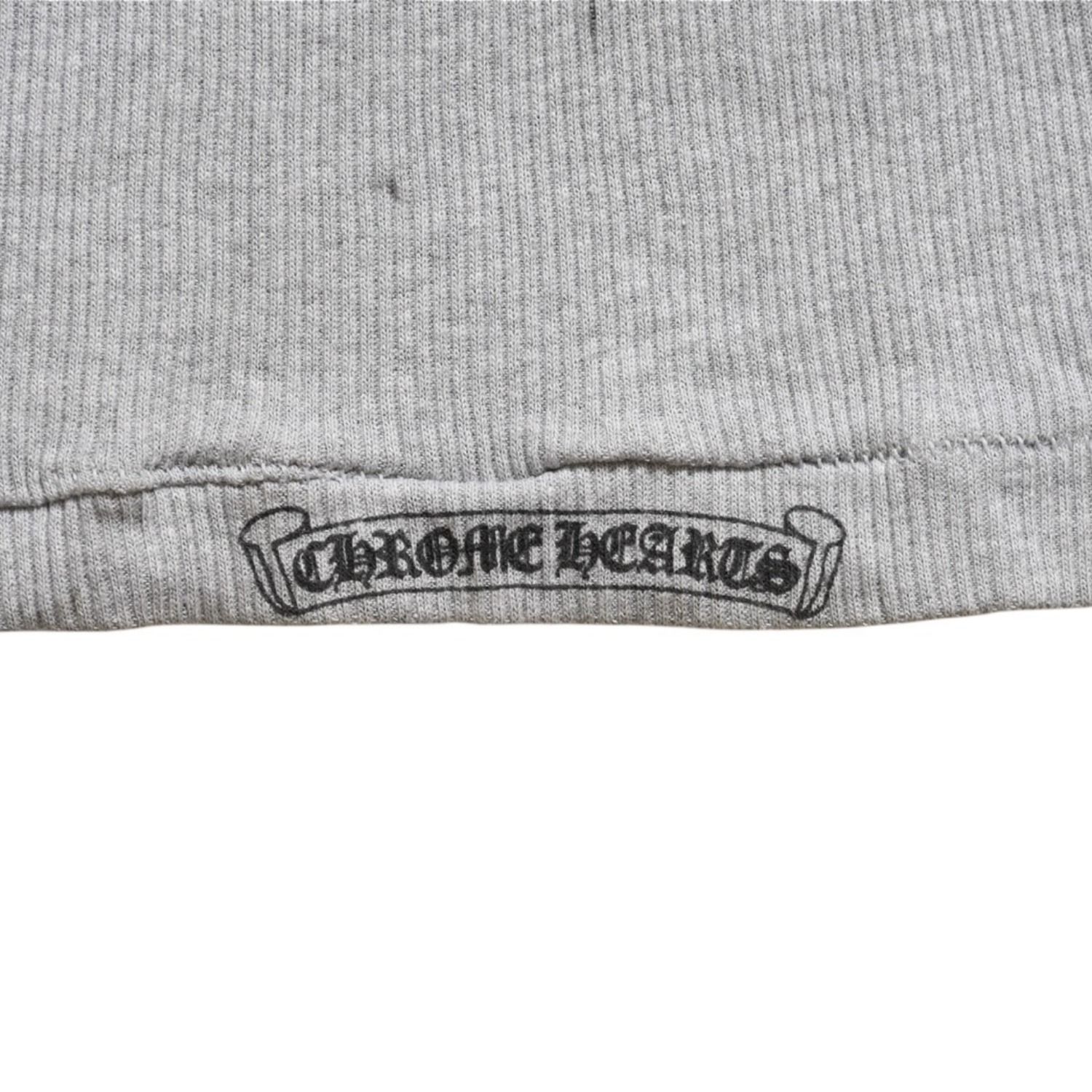 極美品 CHROME HEARTS クロムハーツ サイドロゴ リブタンクトップ