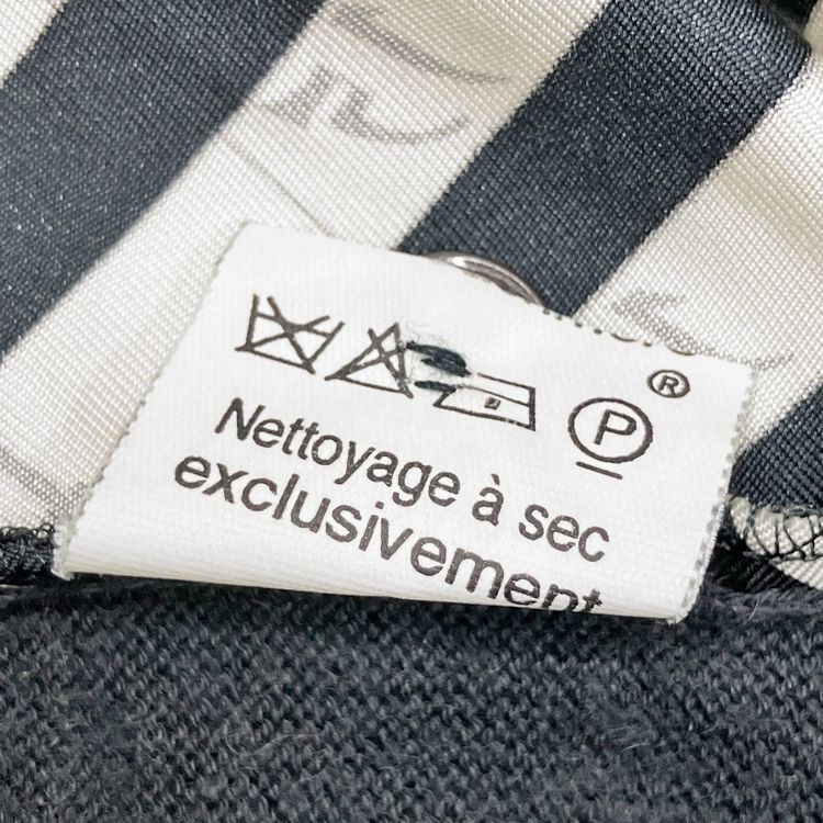 HERMES エルメス ニット切替 プルオーバー シルクシャツ 総柄 Dies et