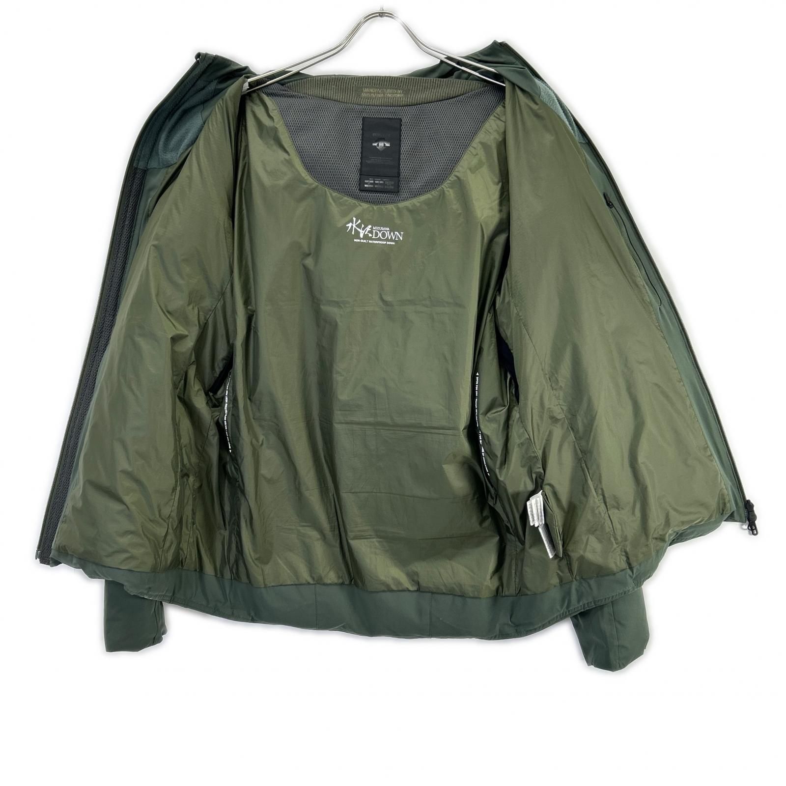 DESCENTE デサント 【水沢ダウン】DOR-G8946k カーキ SHUTTLE ダウン