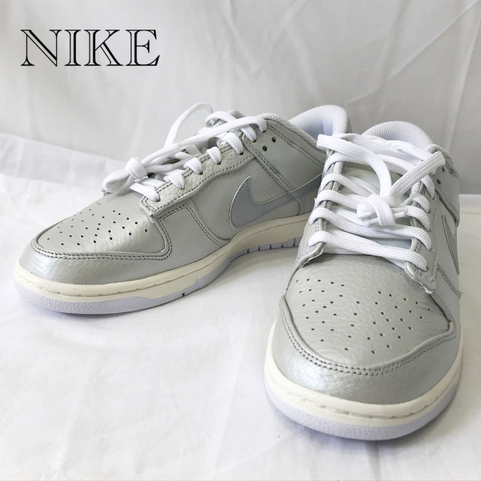 NIKE DUNK LOW SE METALLIC SILVER DX3197-095 ナイキ ダンク ロー シーズナルエディション メタリックシルバー 27.0cm_248