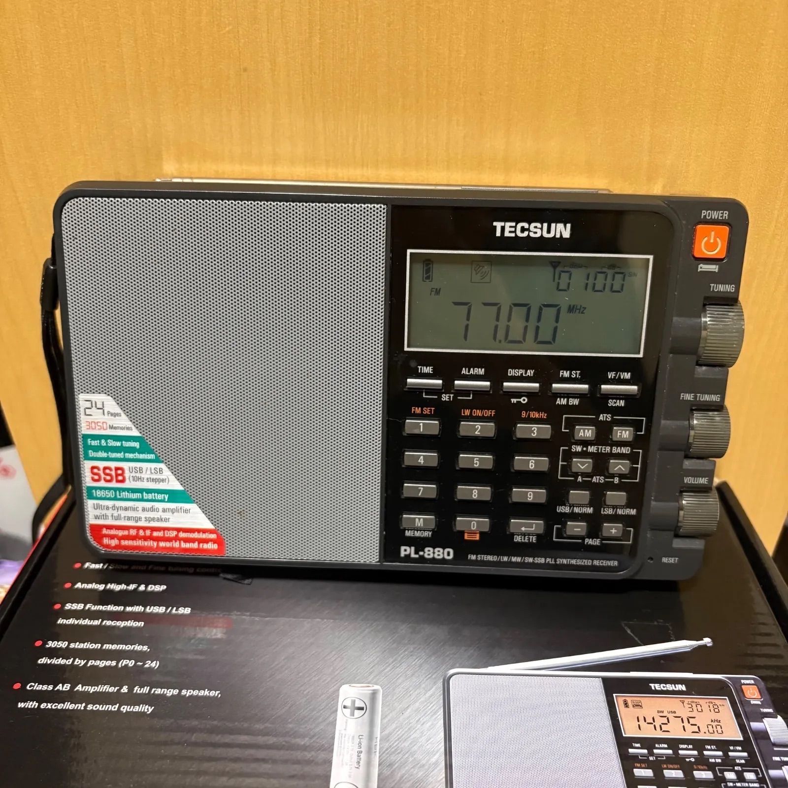 TECSUN PL-880高感度ワールドバントラジオ - メルカリ