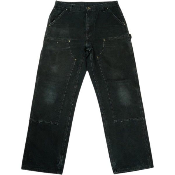 Size【W34】 VINTAGE ヴィンテージ Carhartt カーハート Double Knee Painter Pants Faded Black ダブルニーペインターパンツ 黒 【中古品-良い】 30013448