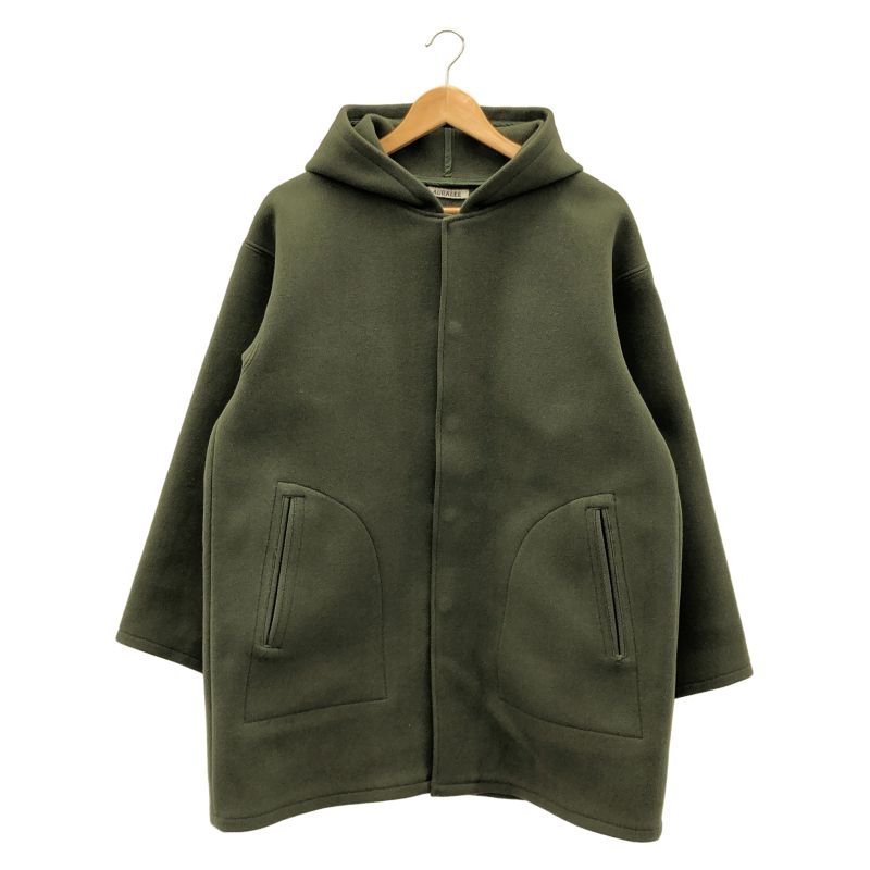 中古】AURALEE HEAVY MELTON DUFFLE COAT 3 カーキ オーラリー[10