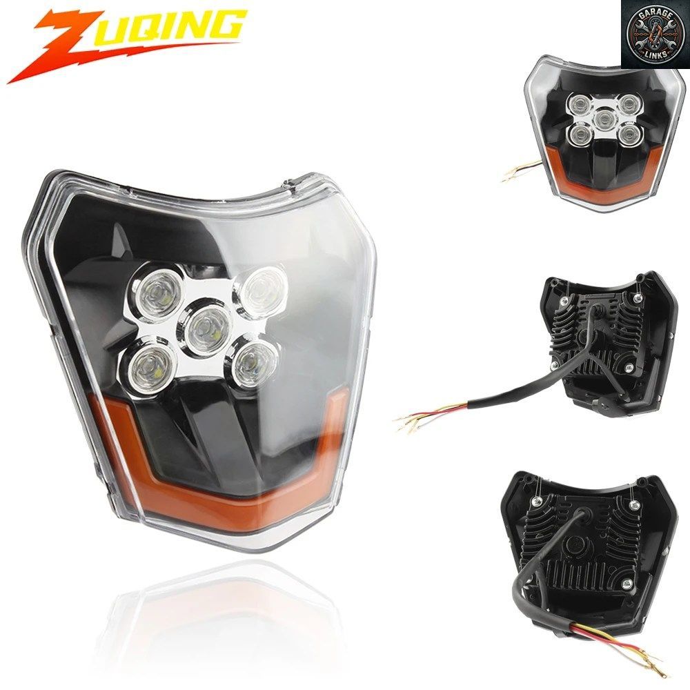 オートバイ用ヘッドライト LED WICK TUNING KTM EXC XC SX SXF XCW EXCF 500 エンデューロパーツ