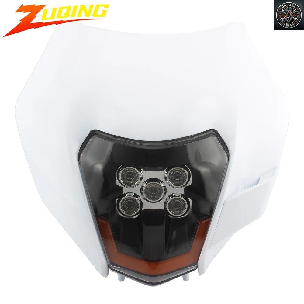 KTM 2012～2023年式 オートバイ用ヘッドライト LED ウィック EXC XC SX SXF XCW EXCF SXW 125-500 ダートバイク エンデューロ ヘッドランプ