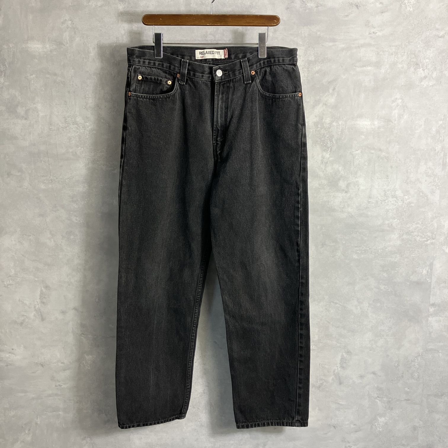 00's Levi's 550-0260 Relaxed Fit ブラックジーンズ デニムパンツ W36