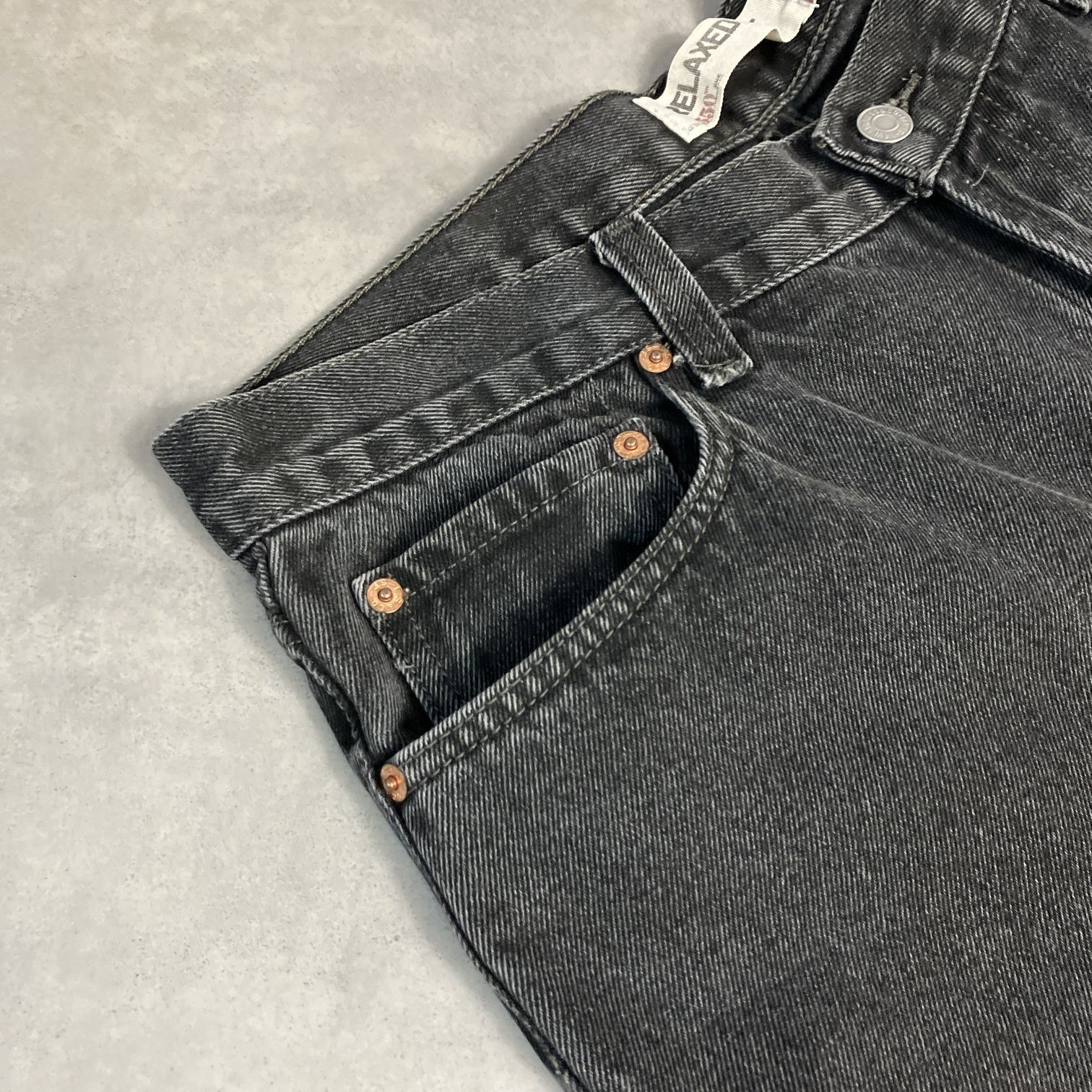 00's Levi's 550-0260 Relaxed Fit ブラックジーンズ デニムパンツ W36