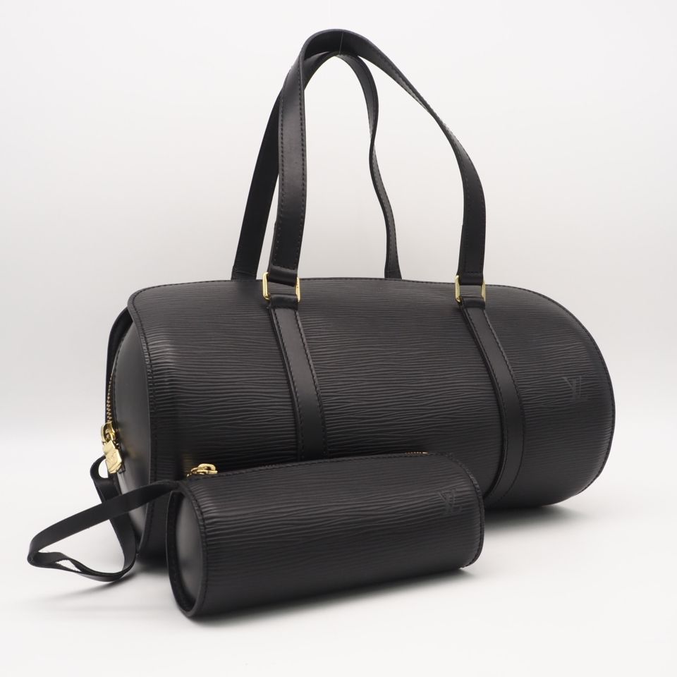 ★3日以内返品可★ LOUIS VUITTON ルイ・ヴィトン エピ スフロ ノワール M52222 ハンドバッグ ブラック レザー レディース