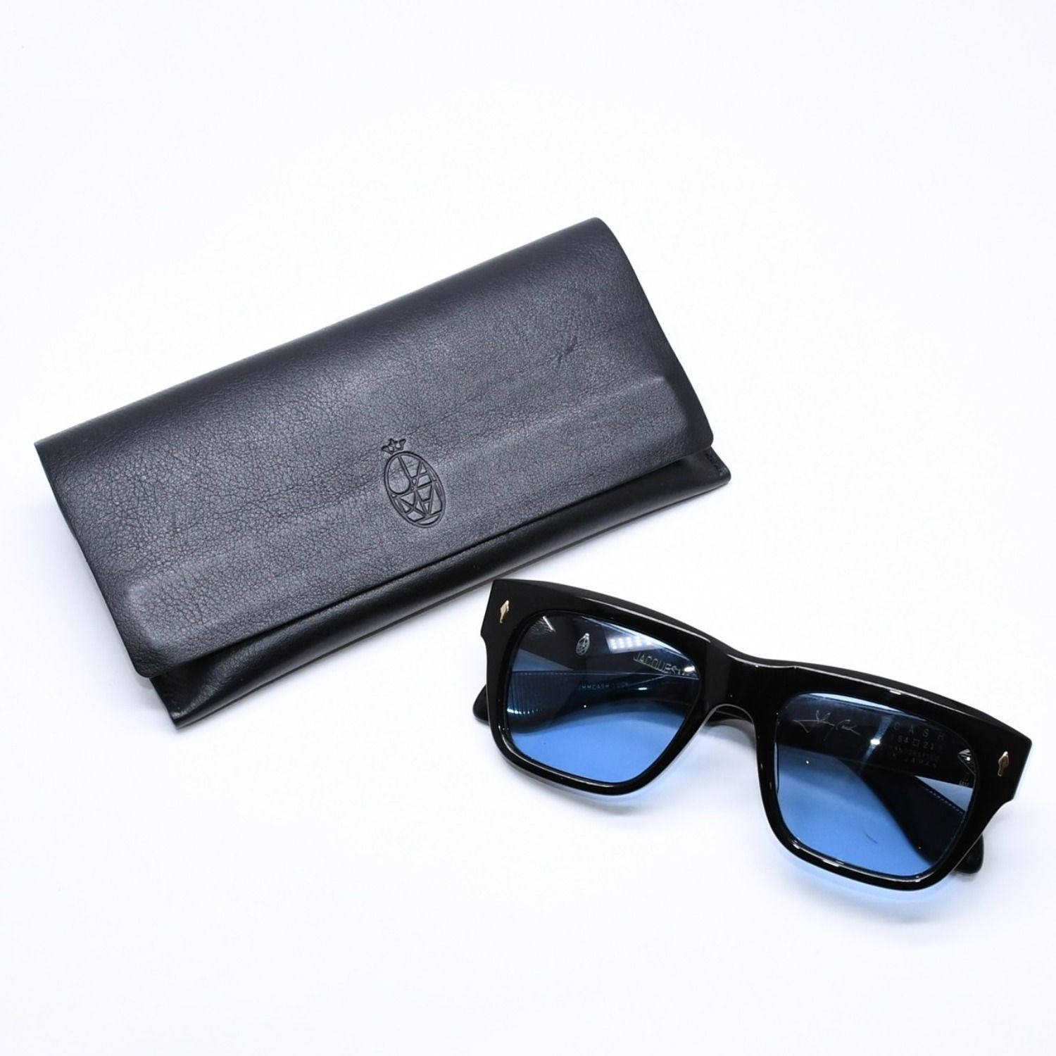 JACQUESMARIEMAGE ジャックマリーマージュ JOHNNY CASH ジョニーキャッシュ サングラス ブラック ブルーレンズ サイズ54◻︎21 限定 美品 中古 4a005872 JACQUESMARIEMAGE ジャックマリーマージュ JOHNNY CASH ジョニー