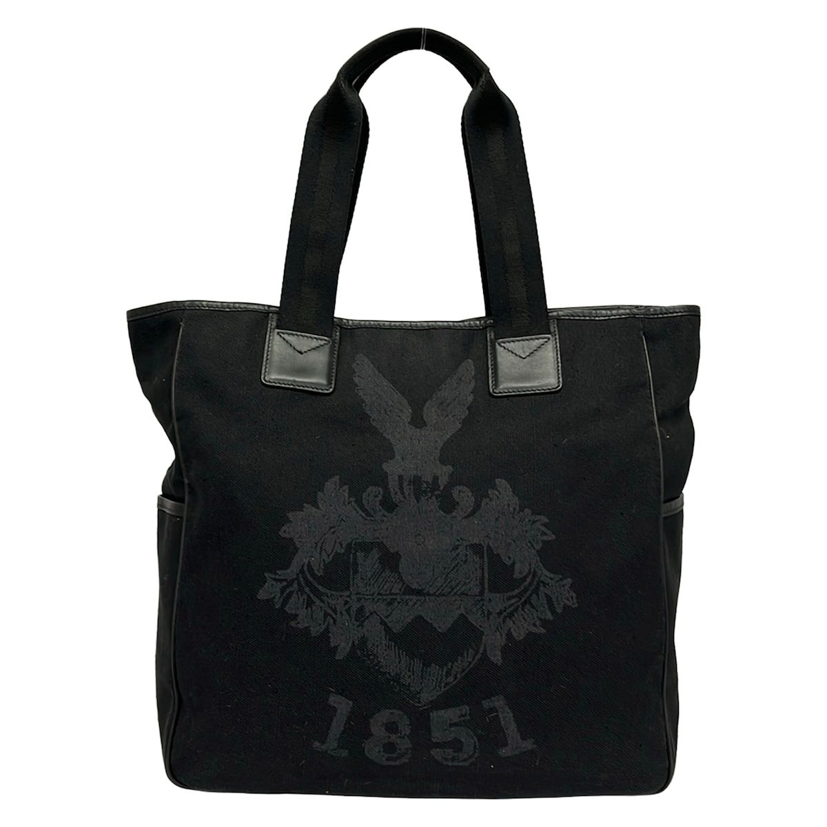BALLY(バリー) トートバッグ - 黒×ダークグレー レザー
