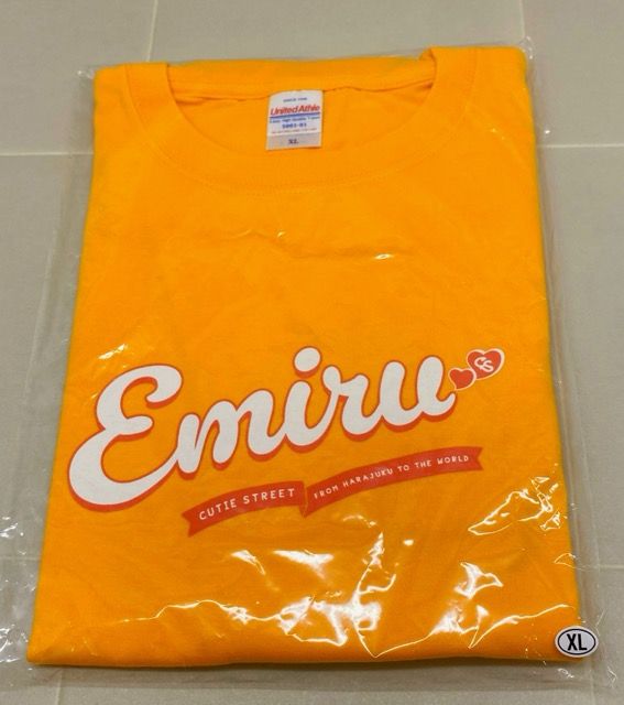 CUTIE STREET 川本笑瑠 推しアピTシャツ ver.1 XLサイズ -未開封