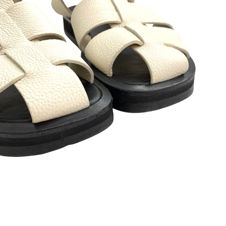 THE ROW ザロウ FISHERMAN SANDALS アイボリー 38 F1203L129 - メルカリ