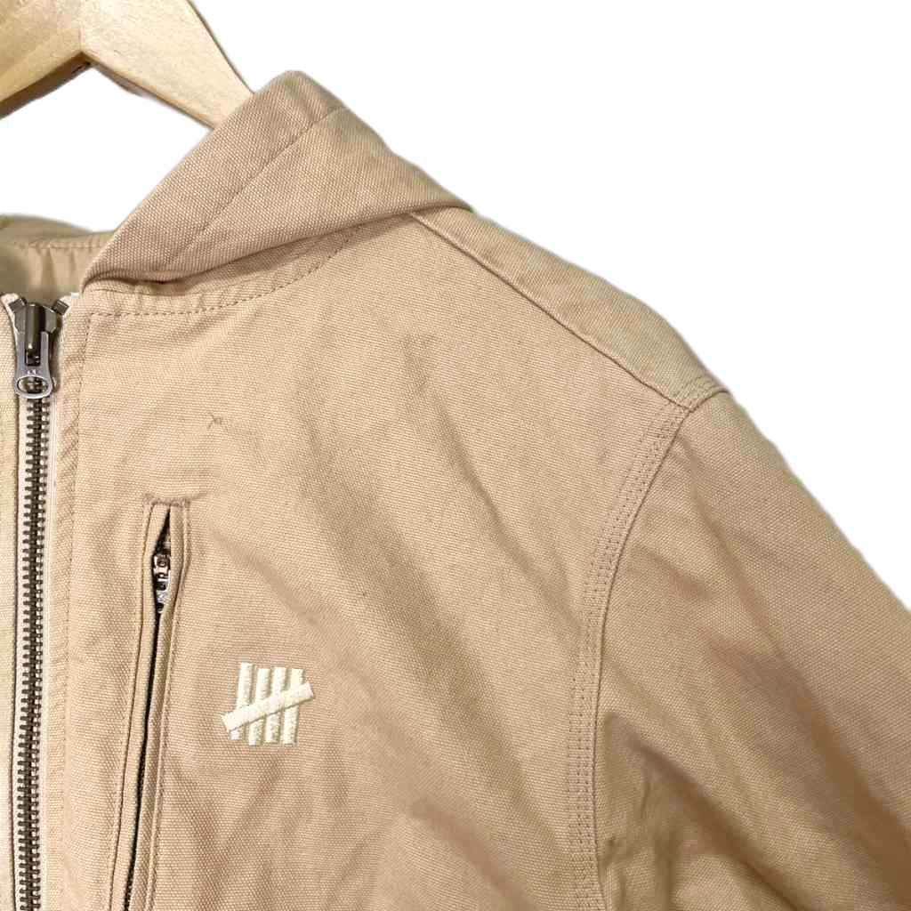 アンディフィーテッド ワークウェアジャケット フーディ ブルゾン ダック地 S アンディフィーテッド UNDEFEATED ワークウェアジャケット フーディ