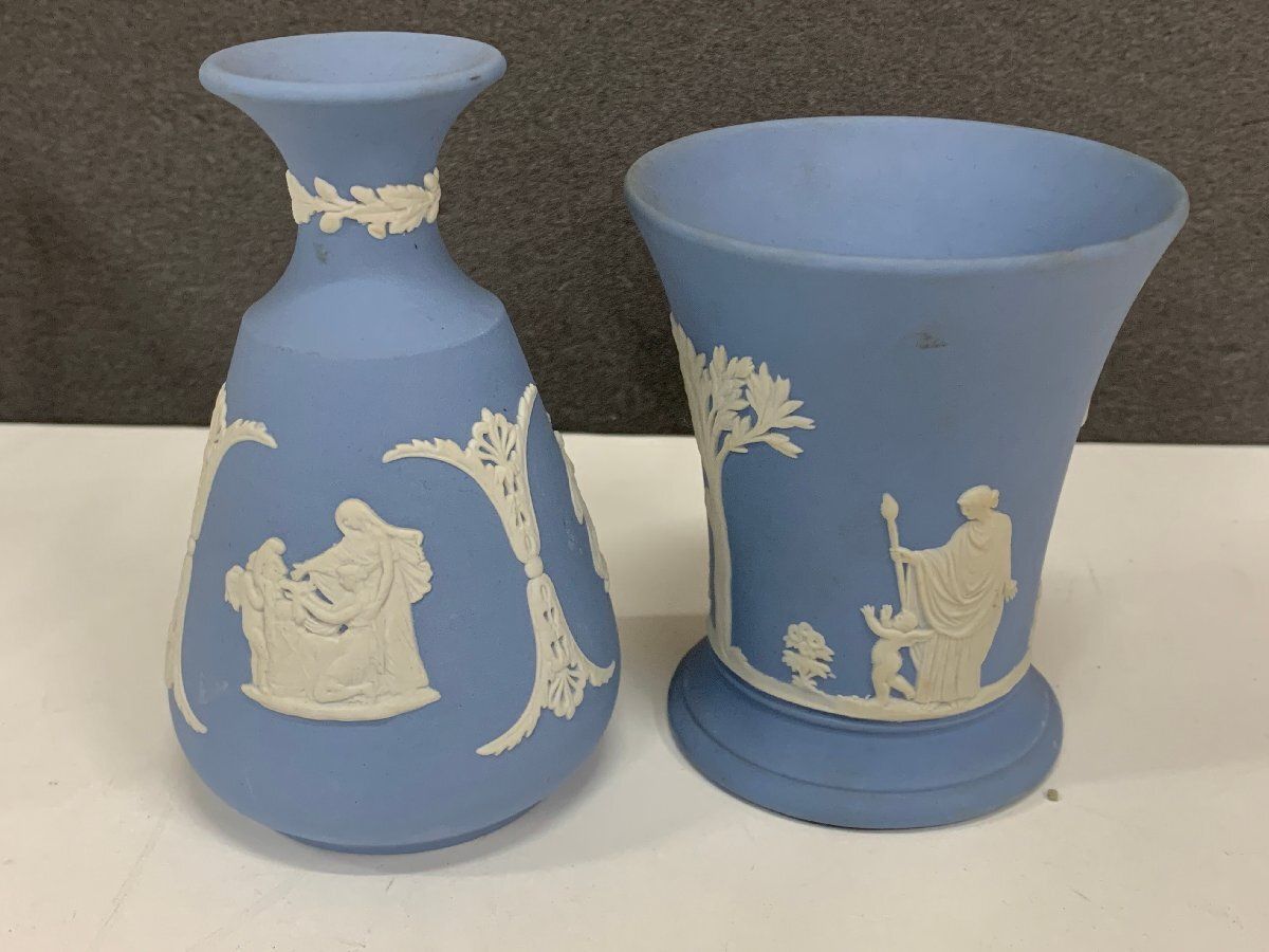 ○ウェッジウッド Wedgwood ジャスパー ペールブルー 10点セット