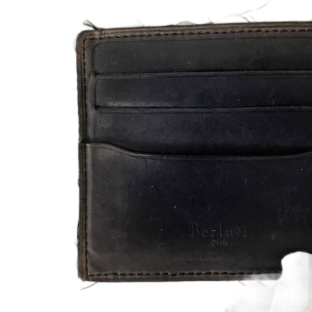 ベルルッティ Berluti カリグラフィ マネークリップ 札入れ カード