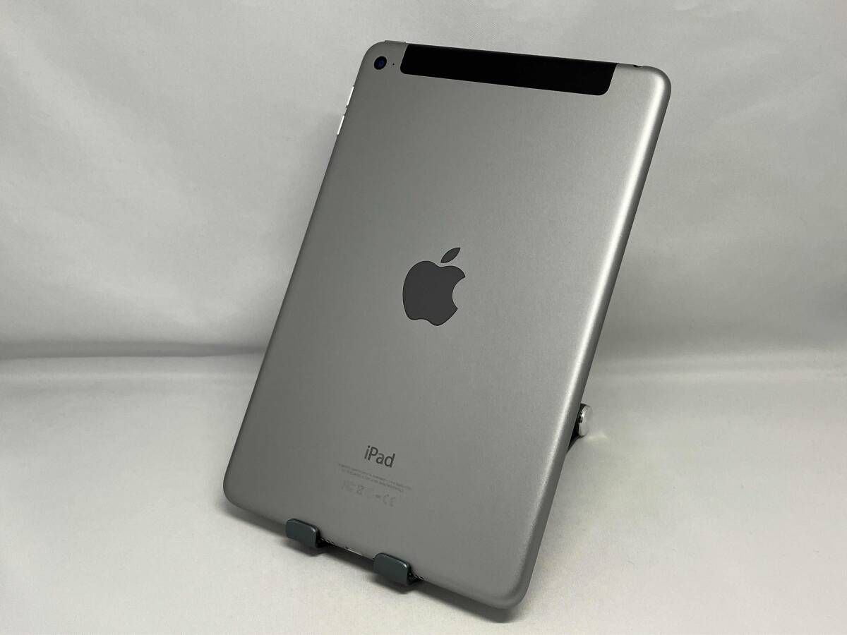 au 【SIMロックなし】MNWE2J/A iPad mini 4 Wi-Fi+Cellular 32GB スペｰスグレイ au