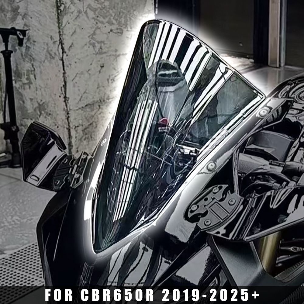Honda CBR650R 2019-2025用 フロントウィンドシールド ダブルバブル