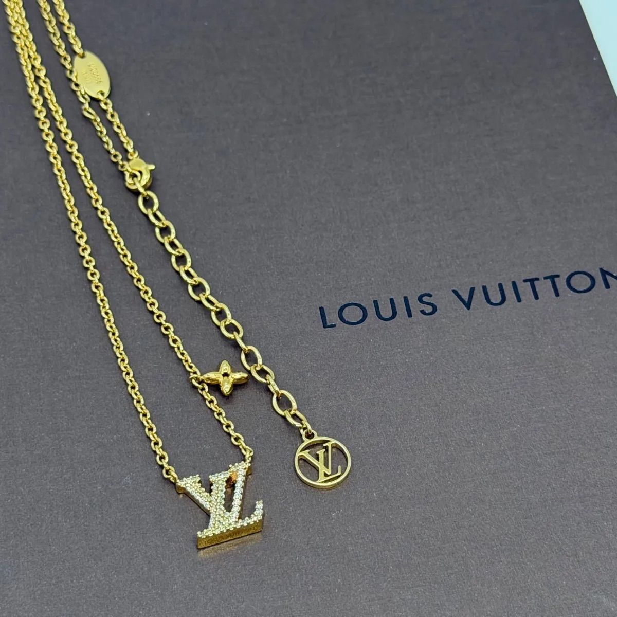 LOUIS VUITTON ルイヴィトン ネックレス LVアイコニック M00596