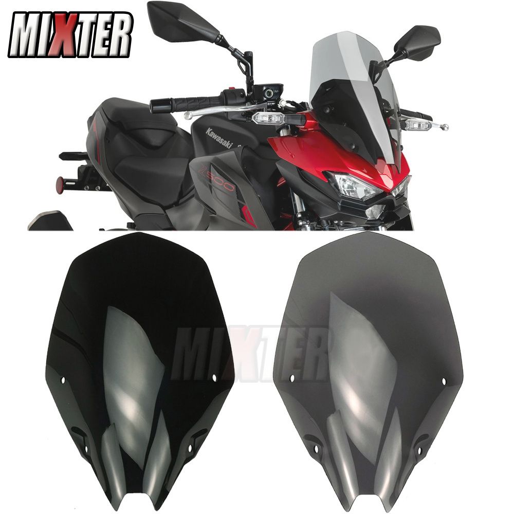 カワサキ Z500 2022-2025 用 フロントガラス バイザーデフレクター