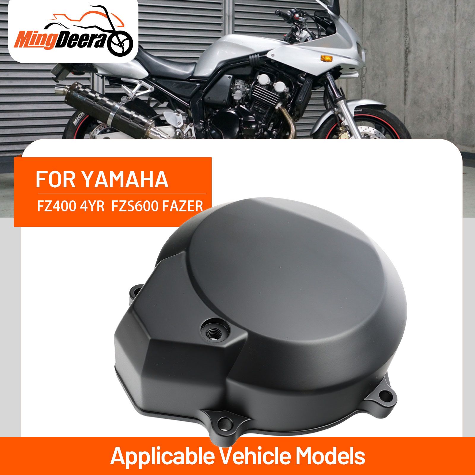 Yamaha FZ400 FZS600 用 右エンジンステーターカバー ガスケット 1997-2000