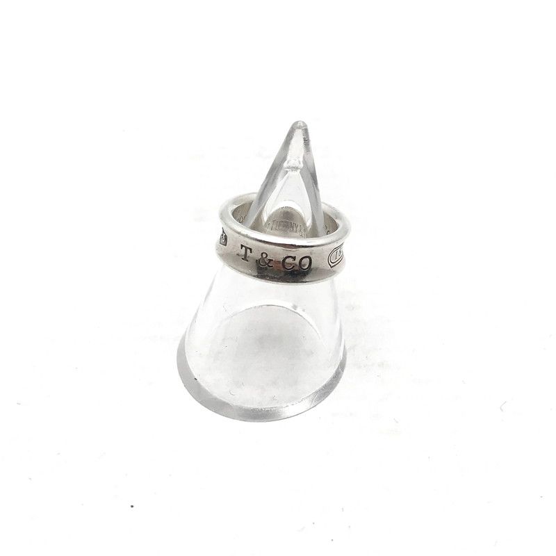 【中古品】 TIFFANY＆CO 1837 ティファニー シルバーナローリング SIZE:7号　 アクセサリー 8号 【192-260727-ky-05-fuzh】