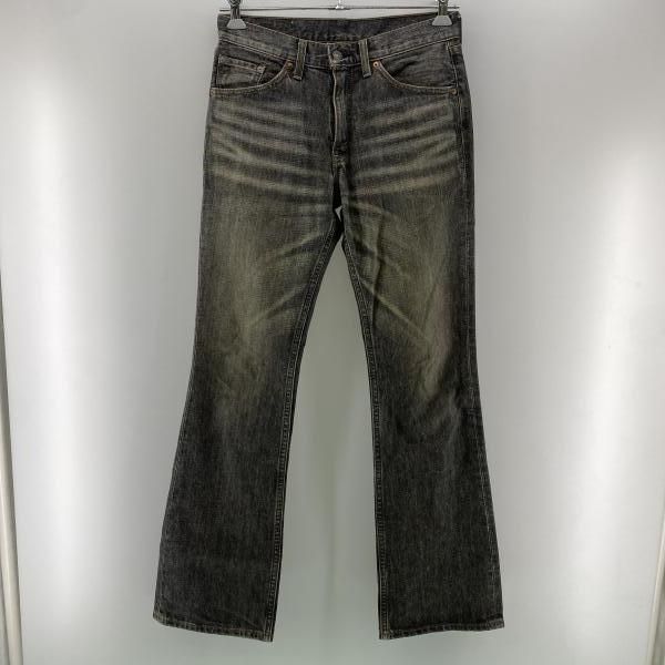 【中古】00s LEVI\'S 517-09 先染めデニムパンツ ブラック W30 L33 日本製 リーバイス[24]
