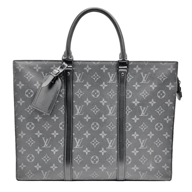 LOUIS VUITTON ルイヴィトン モノグラム エクリプス サックプラ ホリゾンタル ジップ M45265 ビジネスバッグ トートバッグ ショルダーバッグ 2way ブラック レザー メンズ