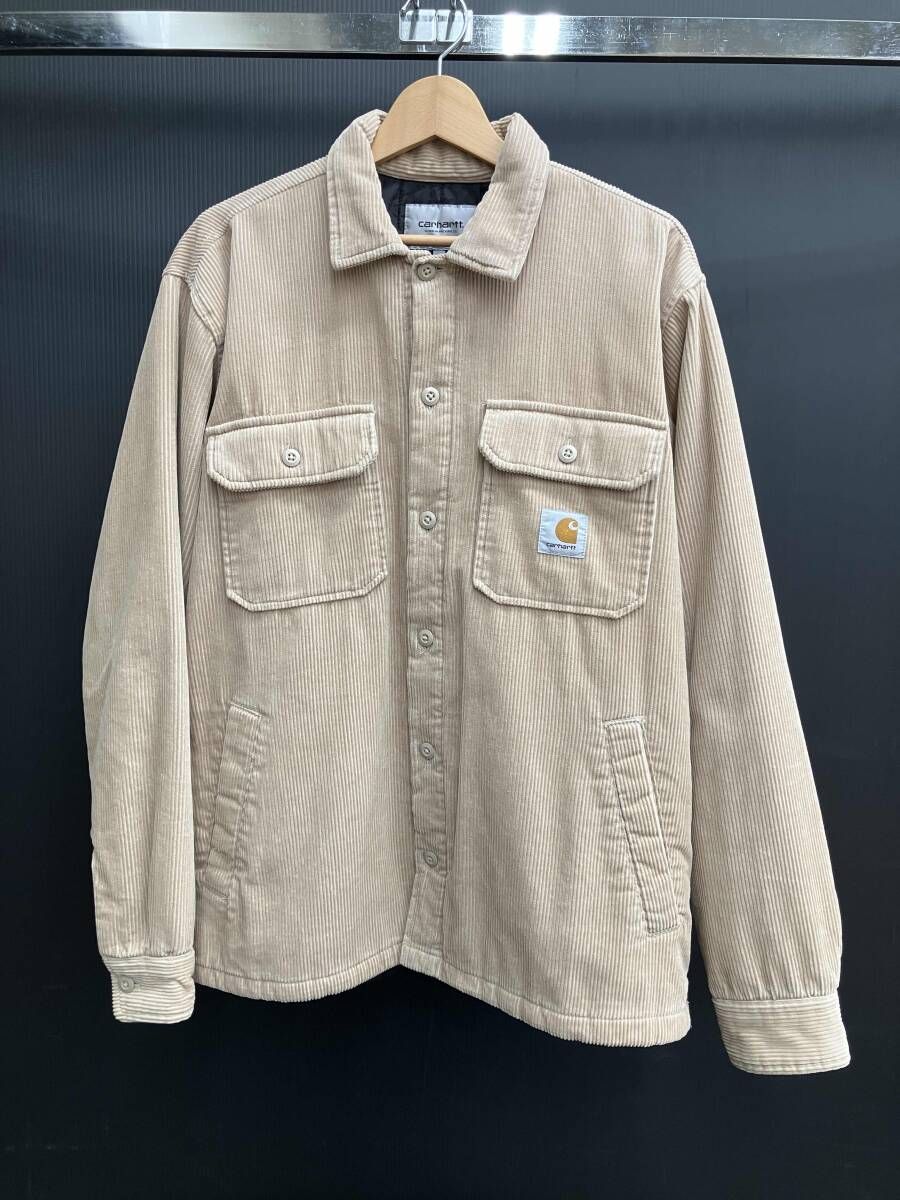 M*k様 Carhartt ベージュジャケット コーデュロイ襟 Carhartt カーハート ジャケット コーデュロイ メンズ サイズ M