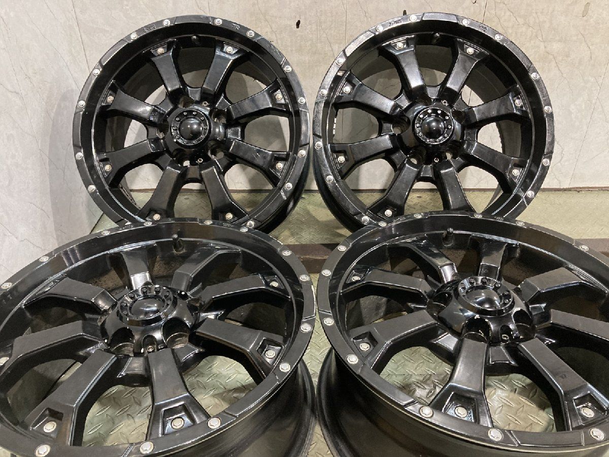 MKW MK-46 16インチ 4本 7J5HPCD114.3+35 ブラック デリカD:5 エクストレイル RAV4 アルファード等　(MHB801MS)