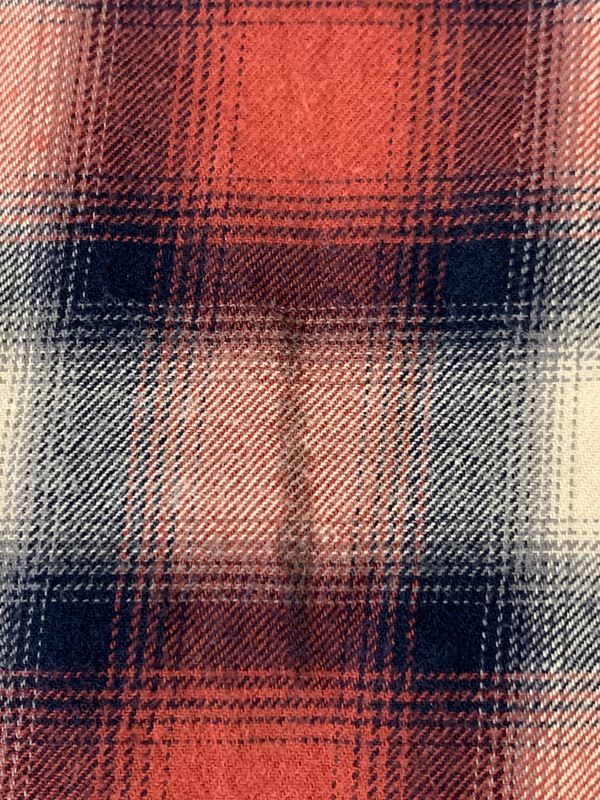 中古品】 RAGS MCGREGOR ラグス マックレガー OMBRE CHECK SHIRT