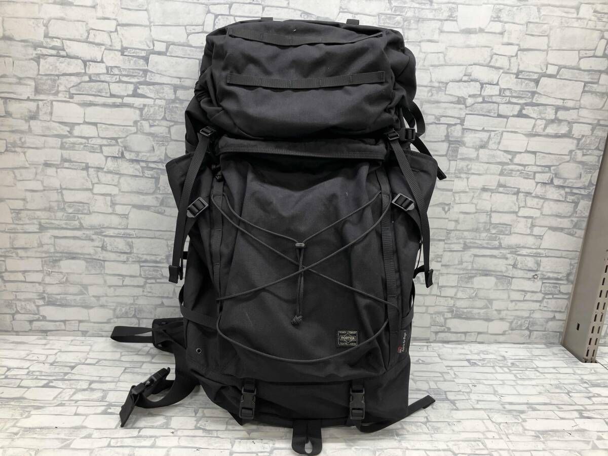 通年 ポーター PARAMOUNT PACKER BACKPACK パラマウント パッカー バックパック リュック ブラック