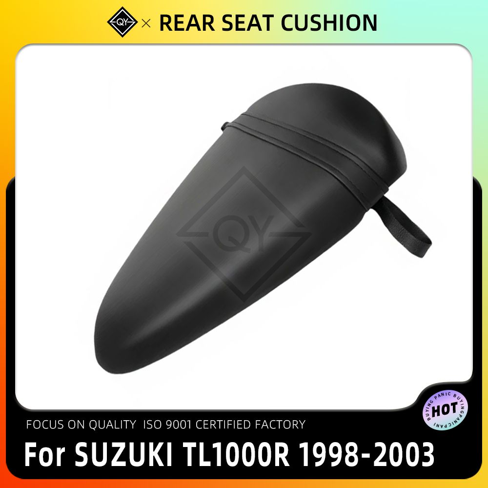 スズキ TL1000R 1998-2003 用 黒後部座席クッション