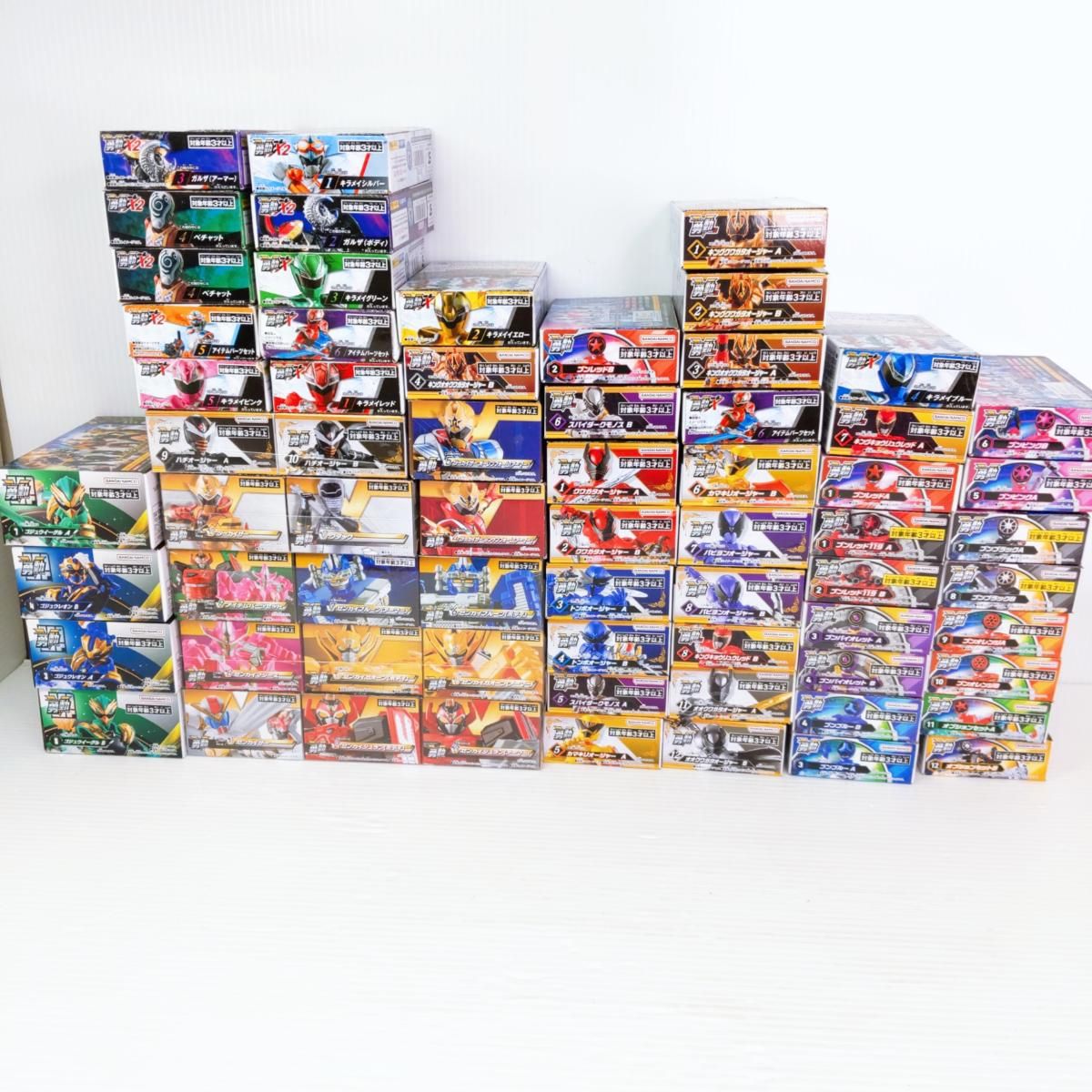 【中古未組立品】ゼンカイジャー 勇動 アクションフィギュア 食玩 66個まとめ売り〇YR-55213〇 14,600円