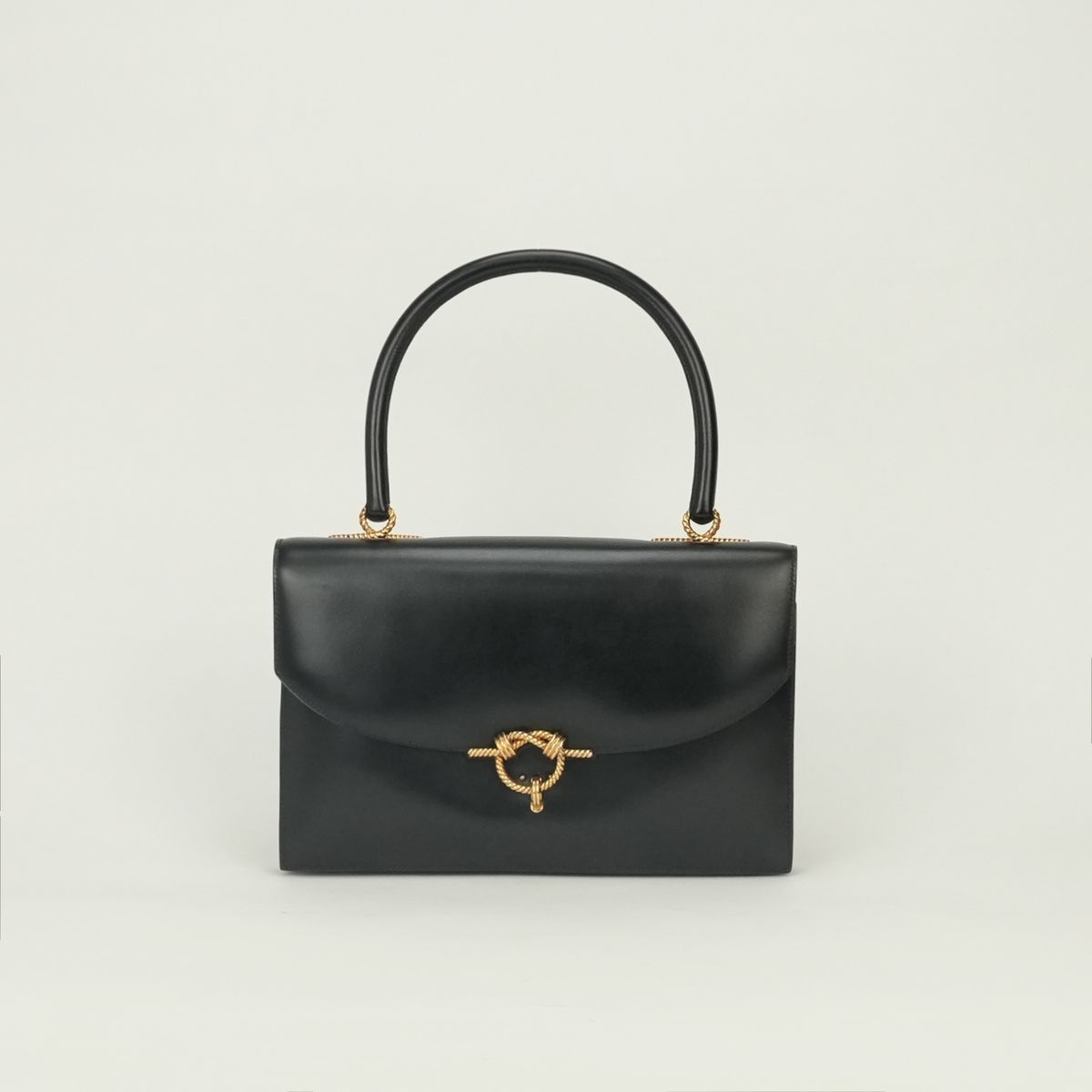 エルメス HERMES コンドリエール バッグ トートバッグ ボックスカーフ ノワール Noir ブラック Black 黒 ゴールド金具 ハンドバッグ 247,500円